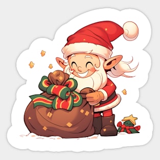 Santa's Christmas Party Sticker